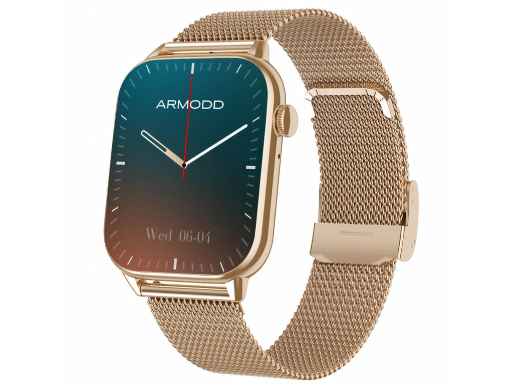 ARMODD Prime rosegold mit Metallband + Silikonband