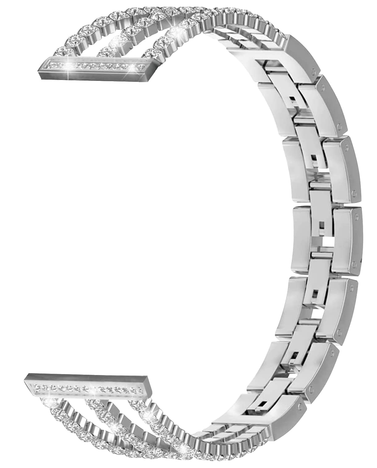 ARMODD Metallband glänzend silber (22 mm)