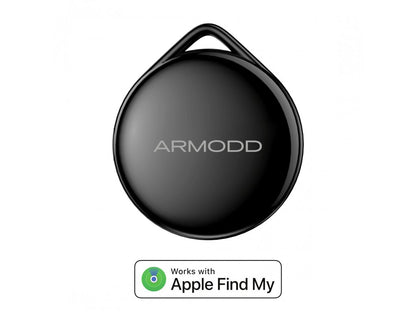 Set 4 Stck. ARMODD iTags schwarz (AirTag- Alternative) mit Find My („Wo ist?“) Unterstützung von Apple