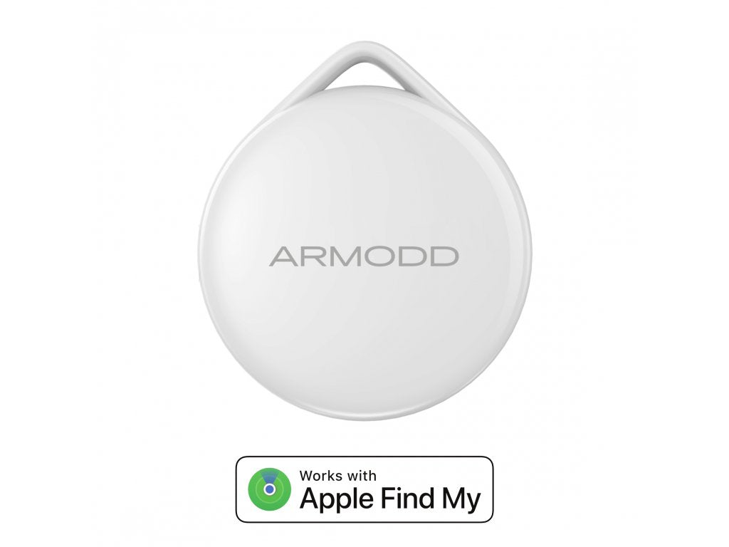 ARMODD iTag weiß (AirTag- Alternative) mit Find My („Wo ist?“) Unterstützung von Apple